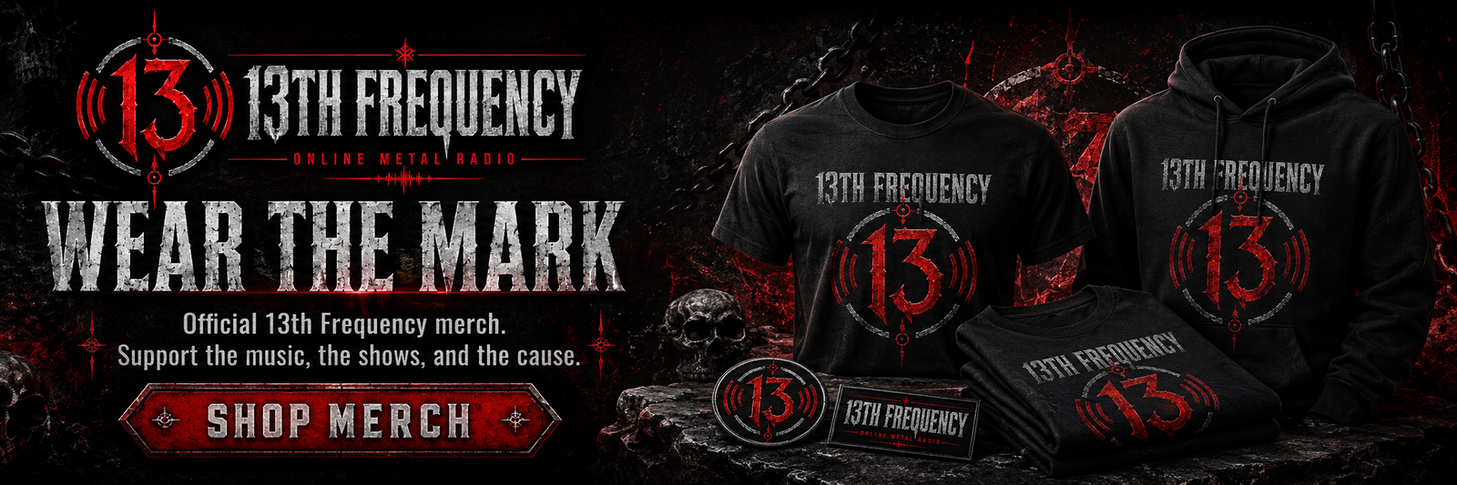 13th Frequency Merch